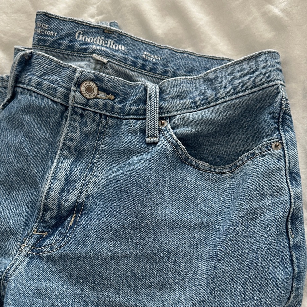 Goodfellow & Co Men’s Classic Blue Straight Leg Jeans 32 X 32